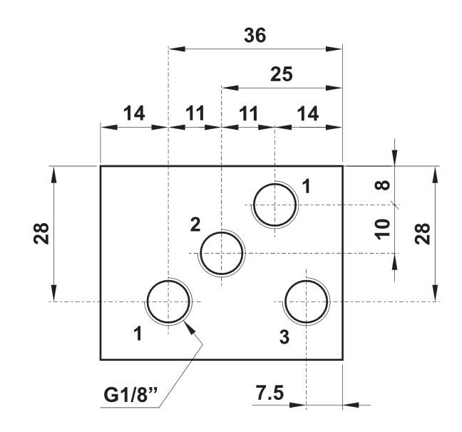 фото Клапан пневматический управление двуручное G 1/8 AZ Pneumatica | AZ Pneumatica, 08.156.4 3