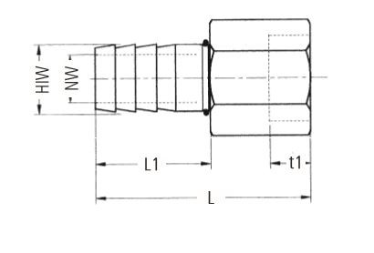 фото Соединение GEKA поворотное 360° под шланг 19 резьба внутренняя G3/4", 51/3DSK 2