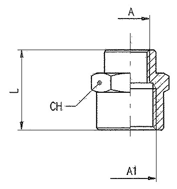 фото Муфта редукційна G1/2w на G3/4w | Aignep, 62310 1/2-3/4 2