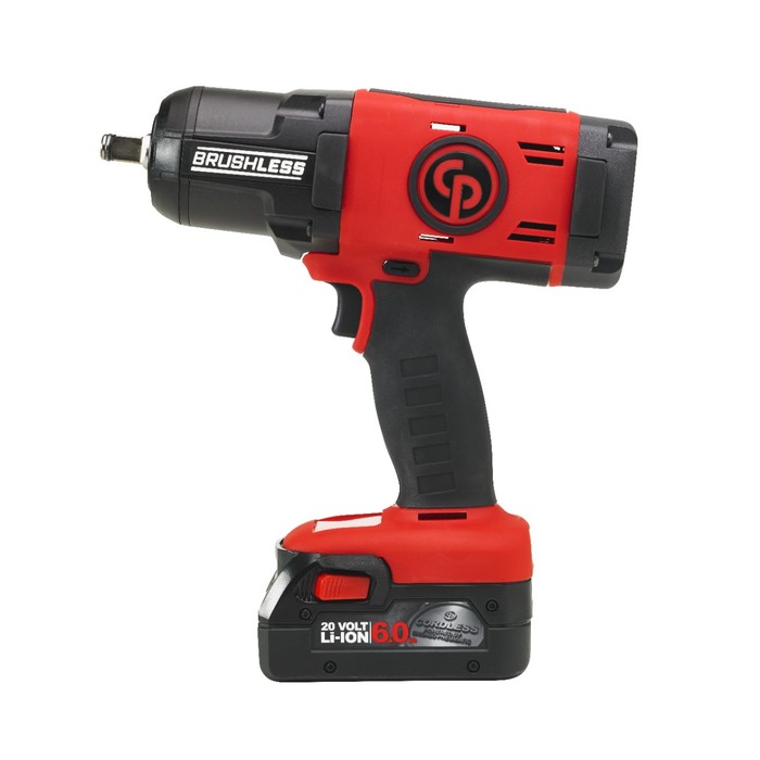 фото Гайковерт ударный аккумуляторный 1/2" - набор 4.0Ah | Chicago Pneumatic, CP8849 PACK 4.0AH 8