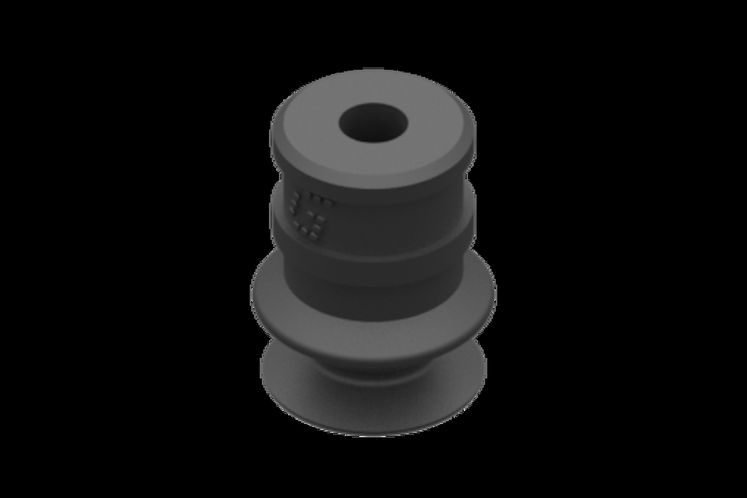 VG.B11E.50 Присоска вакуумна fi 11 мм, 1,5 гофри, EPDM, твердість 50 Shore | GIMATIC