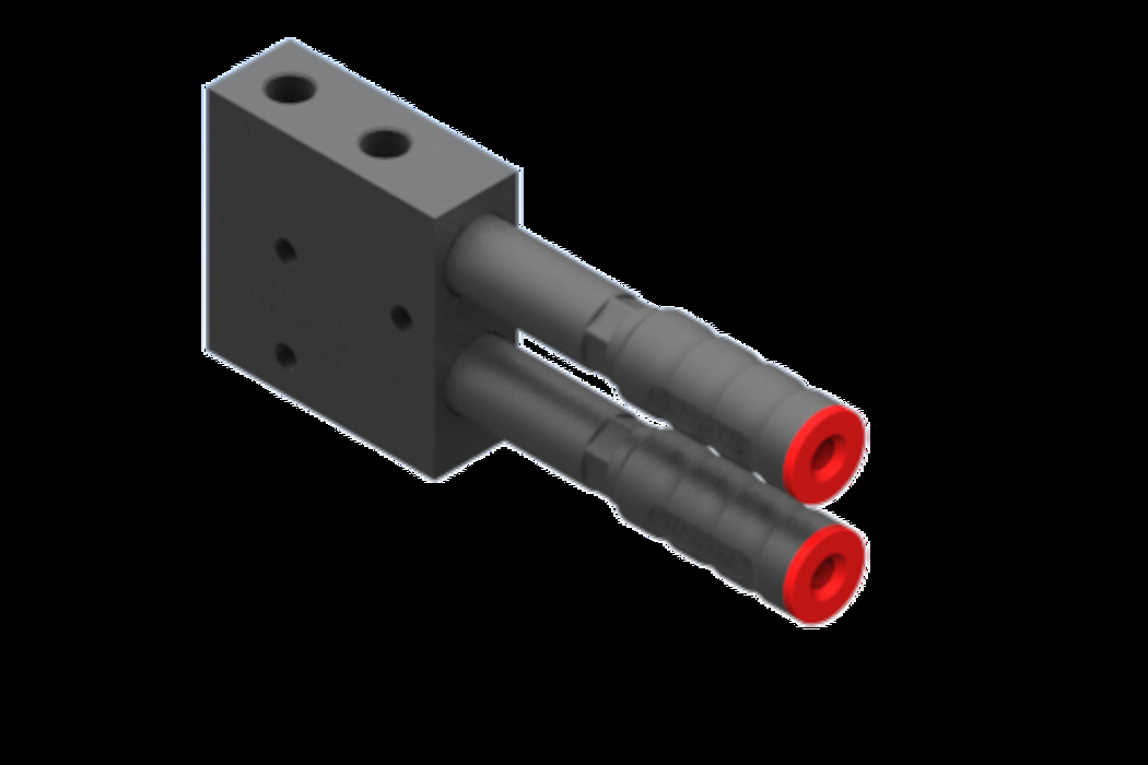 EJ-BA-MX2-LP-3-G3/8 Насос вакуумний max 180 л/хв, розрідження -89kPa G 3/8 РВ, кронштейн, глушник | GIMATIC