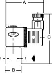 фото Електромагнітний клапан 2/2 NC PROP G1/8 FKM, 0-5 bar, 24V DC | Riegler, PV 2011 3