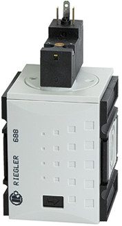 Електроклапан відсічний 3/2 NC G 3/8 GW 2-10 бар, 24V DC, розмір 1, Futura | Riegler