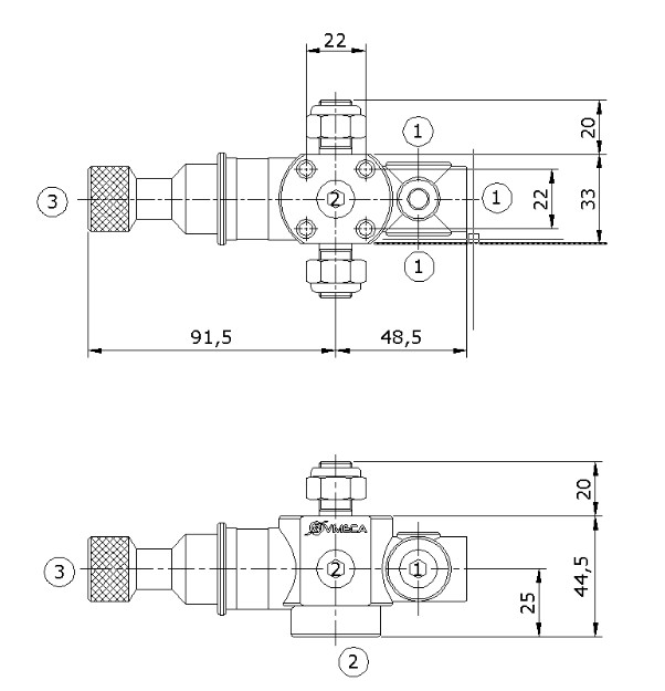 фото Захват VSM картридж VC302, 171 л/хв, G1/2w, VSM302P-12F 4
