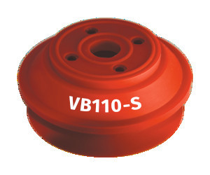 фото Присоска 1,5 гофри fi 110mm червоний silikon | VMECA, VB110-S 2