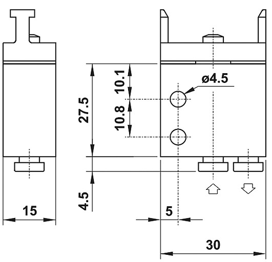 фото Клапан механічний mini 3/2 до трубки fi 4 mm NC номально закритий, кнопка | AZ Pneumatica, MB 304 3