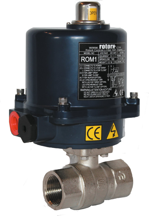фото Шаровой кран G3/4' управление электрическое 230V AC 1