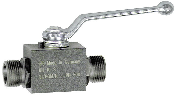 Кульовий кран M26x1,5 гідравлічний, PN400, DN16 | Riegler