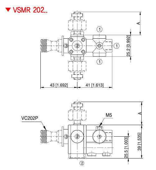 фото Захват VSMR картридж VC203+глушник верхній, монтажний набір 4xM4, QR, VSMR203-F 6