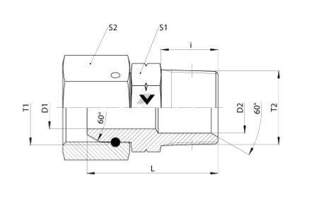 фото Манометр кислотостійкий із сепаратором Clamp 1"1/2, 100 мм, 0-10 бар, MSC 2210 2