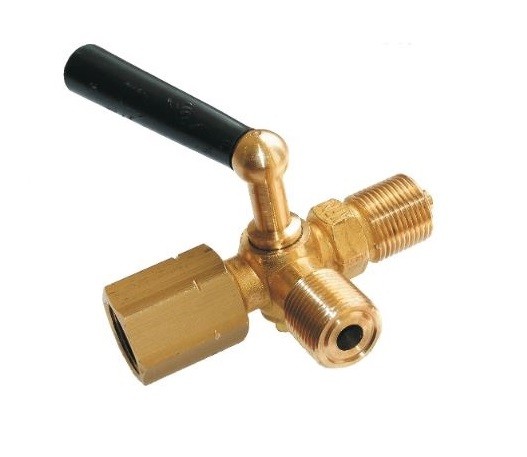 фото Кран манометричний fig.528 трьохходовий 1xG1/2w, 2xG1/2z 1