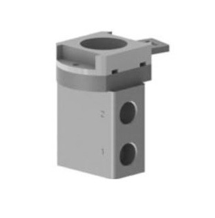 фото Клапан механічний mini 3/2 G 1/8 NC номально закритий, панельного монтажу | AZ Pneumatica, 08.341.4 2