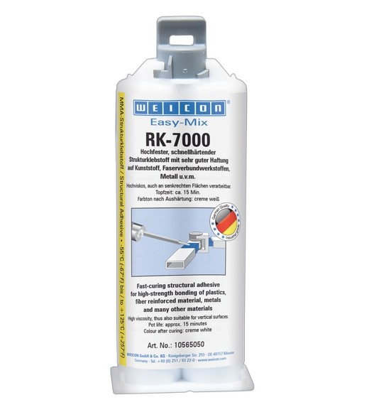 фото WEICON Easy-Mix PE-PP 50 мл структурный клей WEICON, 10665050 14