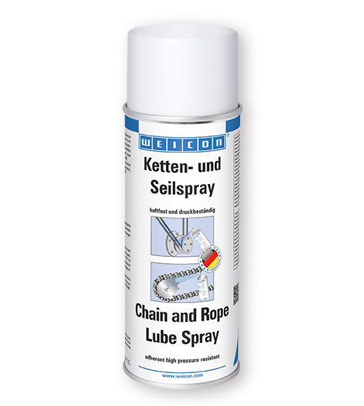 WEICON Chain and Rope Lube Spray 400 мл Мастило з високою адгезією для мотузок і ланцюгів | WEICON