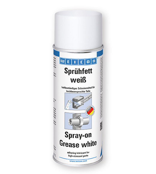 WEICON Spray-on Grease біле 400 мл біле багатоцільове мастило з високою адгезивною здатністю | WEICON