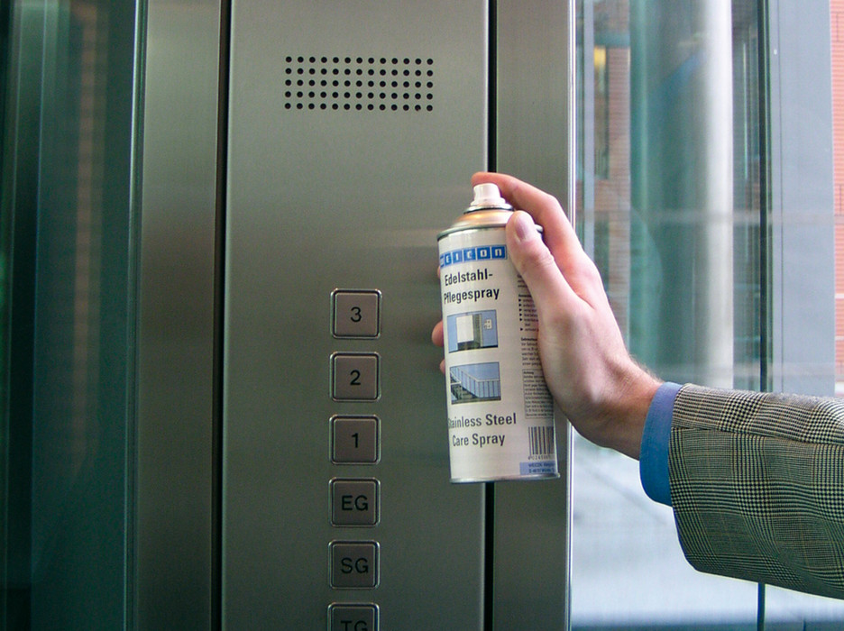 фото WEICON Stainless Steel Care Spray 400 мл Засіб для догляду за нержавіючої сталлю | WEICON, 11590400-51 3