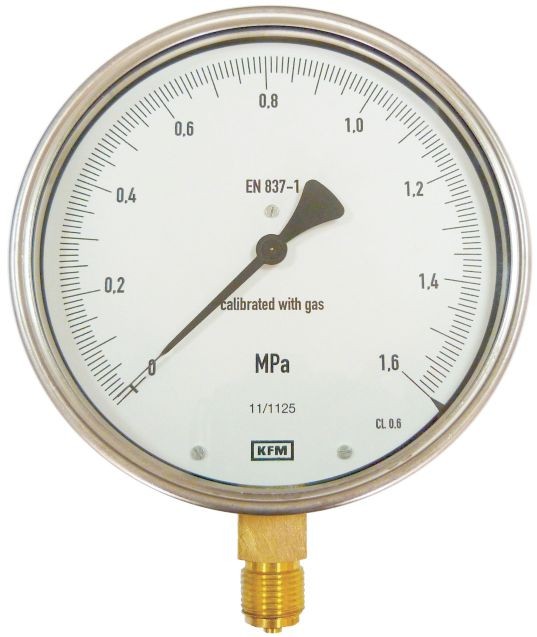 Манометр контрольний M20x1,5R, 160mm, 0-0,06MPa
