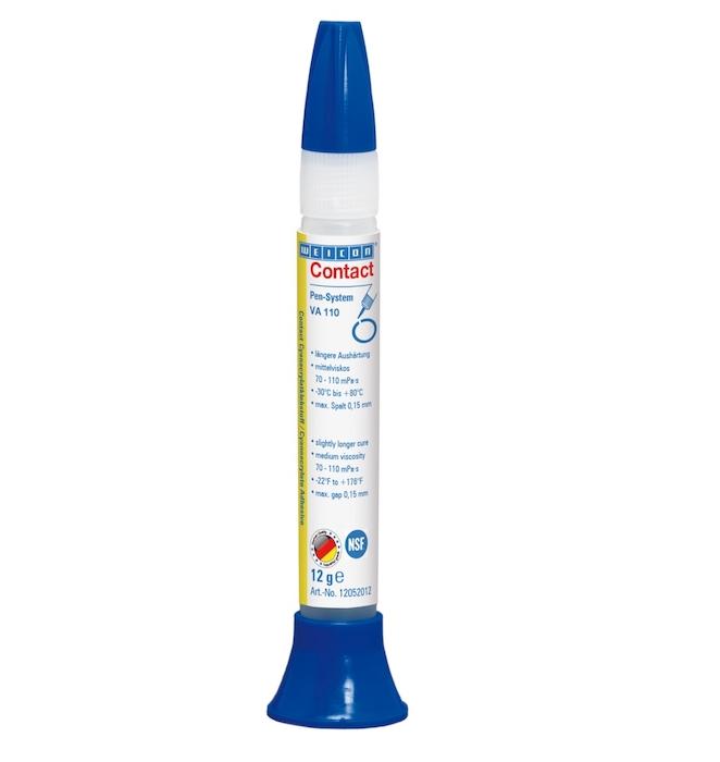 WEICON VA 110 30 г ціаноакрилатний клей, atest NSF | WEICON