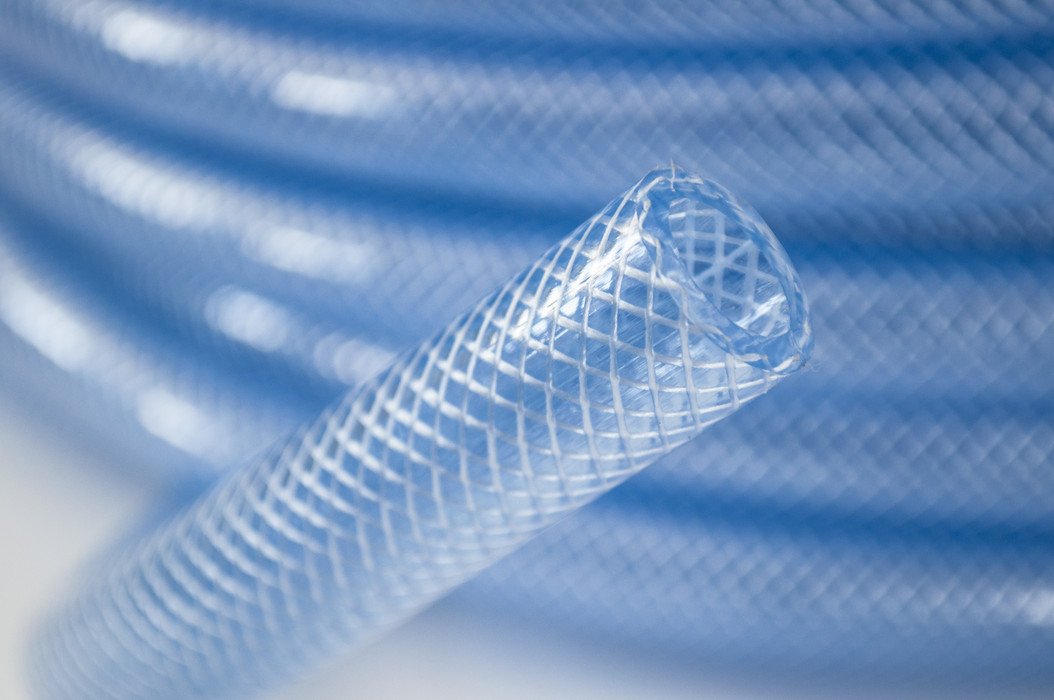 фото Шланг из пластика прозрачный PVC технический fi 19x3 мм, 13 бар, армированный, бухта 50 m, 190/8-50 2