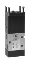 Клапан розподільник пневматичний ручний 3/2 G 1/8 NC нормально закритий, моностабільний, кнопка | AZ Pneumatica