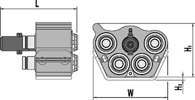 фото Мультисоединение Multi-X Hexa 10, штекер, WEO 3/8" | CEJN, 10 932 5056 2