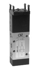 Клапан розподільник пневматичний ручний 5/2 G 1/8 моностабільний, кнопка | AZ Pneumatica