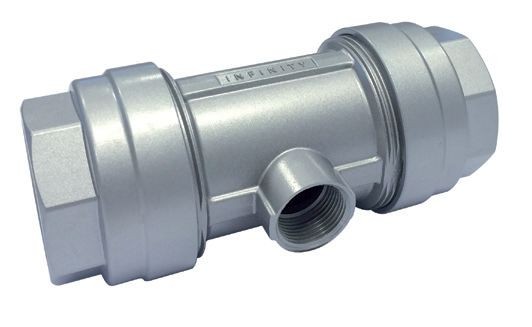 фото Трійник Fi-63 G1/2W система Infinity алюміній | Aignep, 90236 63-1/2AL 1