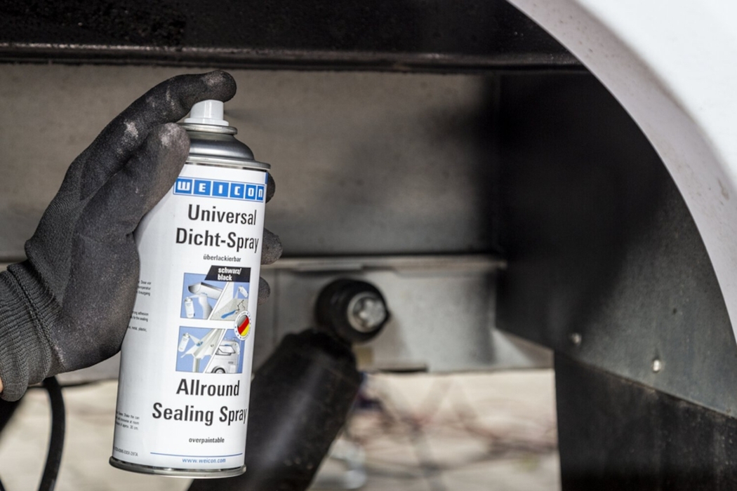 фото WEICON Allround Sealing Spray 400 мл чорний пластиковий спрей | WEICON, 11554400 5