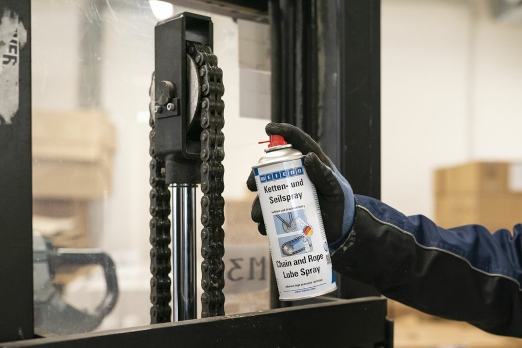 фото WEICON Chain and Rope Lube Spray 400 мл Мастило з високою адгезією для мотузок і ланцюгів | WEICON, 11500400-51 4