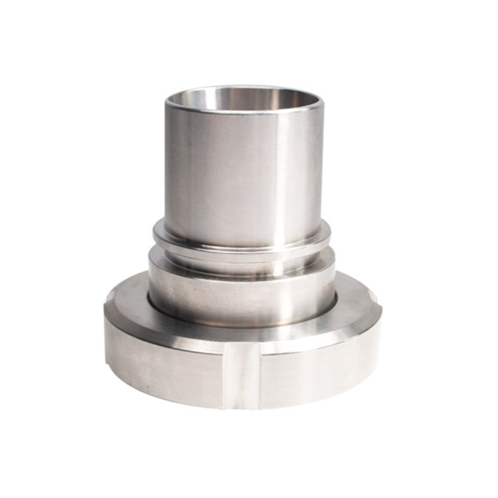 Końcówka DIN 11851 z nakrętką, DN65, GW RD95x1/6" ogon gładki, pod obejmę skorupową, AISI 316/304