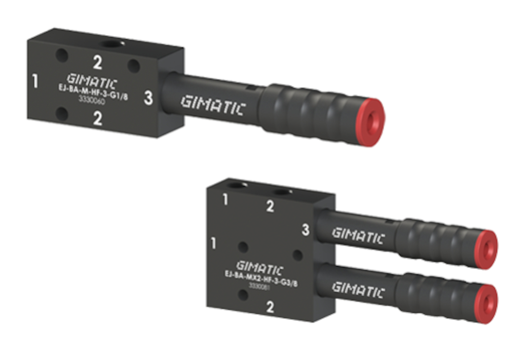 фото EJ-BA-M-LP-3-G1/8 Насос вакуумний, кронштейн, глушник, розрідження G1/8 РВ, тип LP-3 Medium | GIMATIC, GIMATIC-3330058 3