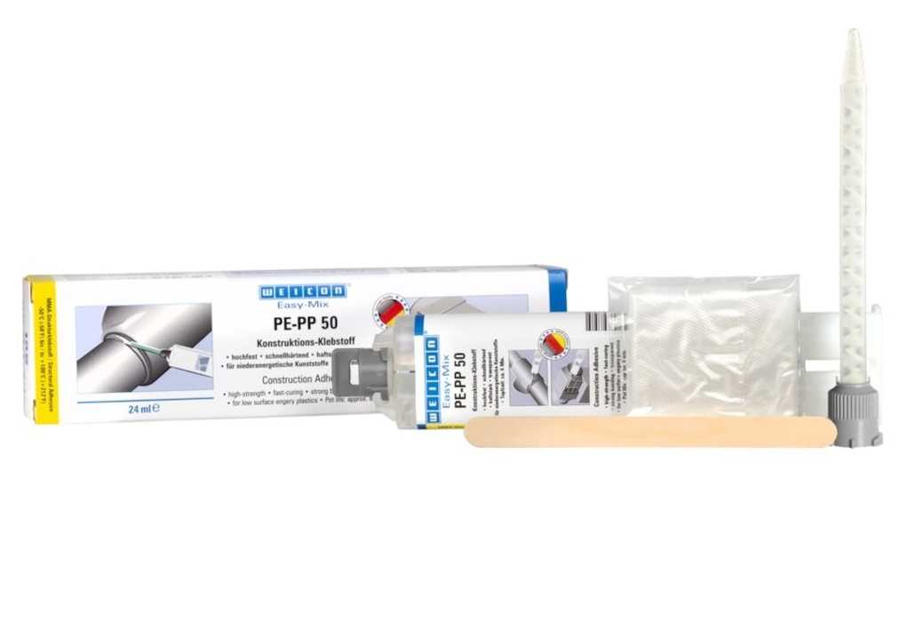 фото WEICON Easy-Mix PE-PP 50 - 24 ml, клей структурний (набір), 10665025 3