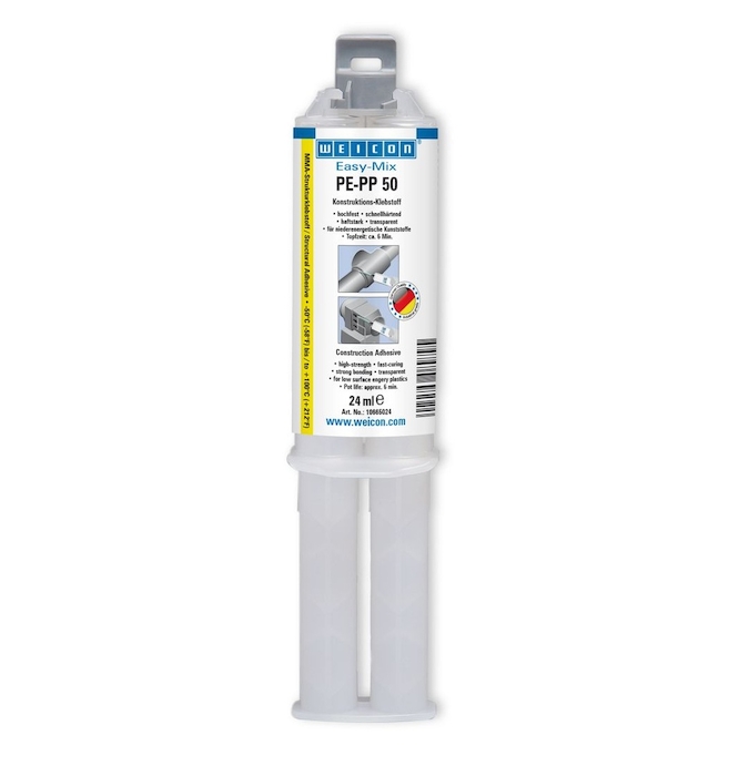 фото WEICON Easy-Mix PE-PP 50 - 24 ml, клей структурний (набір), 10665025 2