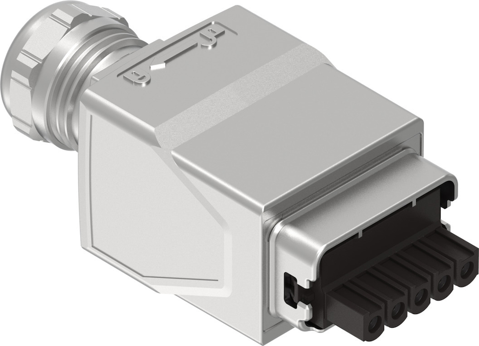 фото NECU-M-PPG5PP-C1-PN Гніздо електроживлення, FESTO-5195383 2