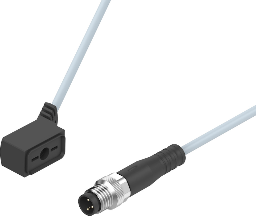 фото NEBV-Z4WA2L-R-E-0.5-N-M8G3-S1 З'єднувальний кабель 1