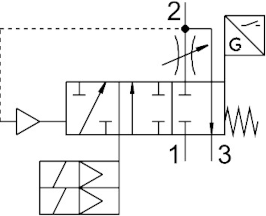 фото MS6-SV-1/2-D-10V24P-2M12-SO-AG Клапан повільного пуску/швидкого випуску, FESTO-8038491 2