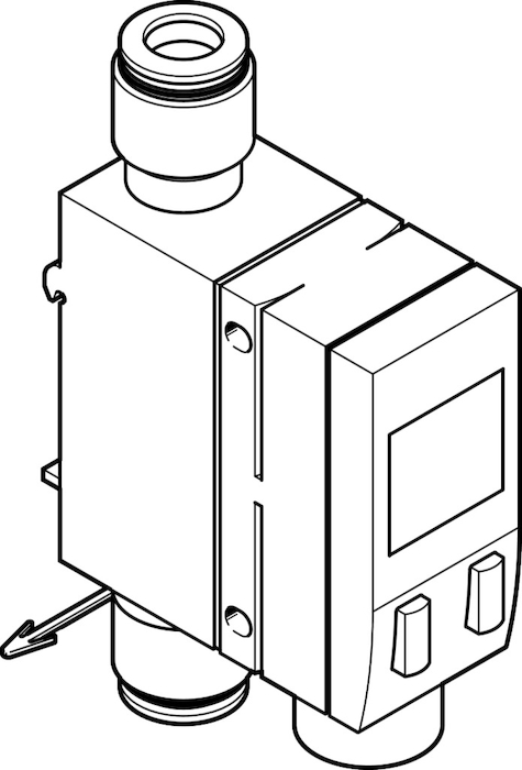 фото SFAB-1000U-HQ12-2SA-M12-EX2 Датчик витрати, FESTO-565409 1