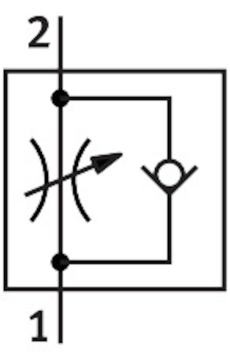 фото GRLA-1/8-QS-6-D Дроссельно-обратный клапан, FESTO-193144 6