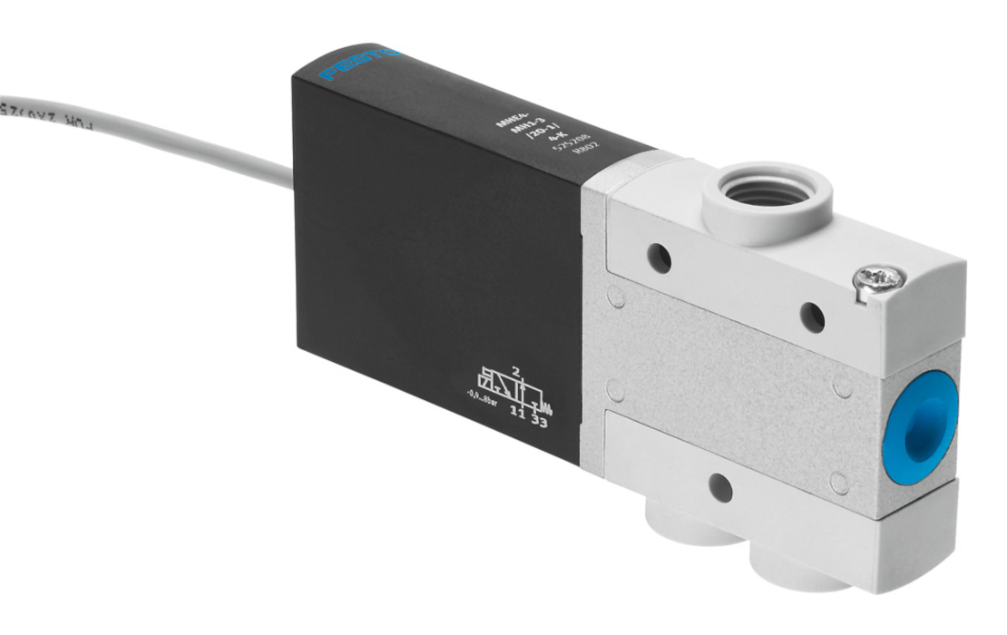 фото MHE4-M1H-3/2G-1/4-K Электромагнитный клапан, FESTO-525188 1
