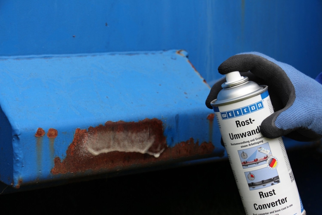 фото WEICON Rust Converter Spray 400 мл перетворювач іржі та ґрунтовка за одне застосування | WEICON, 11155400-51 3