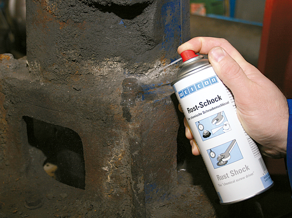 фото WEICON Rust Shock Spray 400 мл Спрей для покритих корозією, затертих та запечених різьб, 11151400-51 5