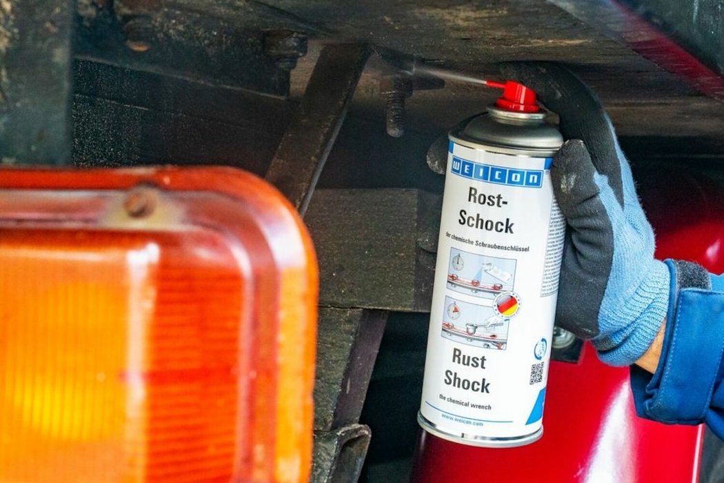 фото WEICON Rust Shock Spray 400 мл Спрей для покритих корозією, затертих та запечених різьб, 11151400-51 3