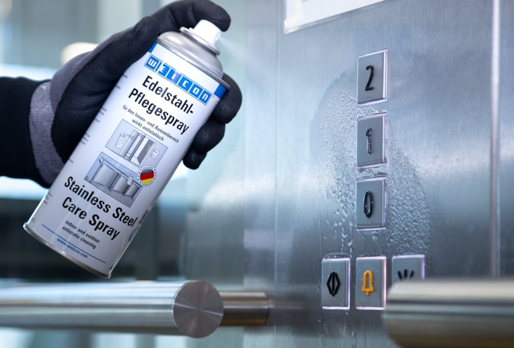 фото WEICON Stainless Steel Care Spray 400 мл Засіб для догляду за нержавіючої сталлю | WEICON, 11590400-51 2