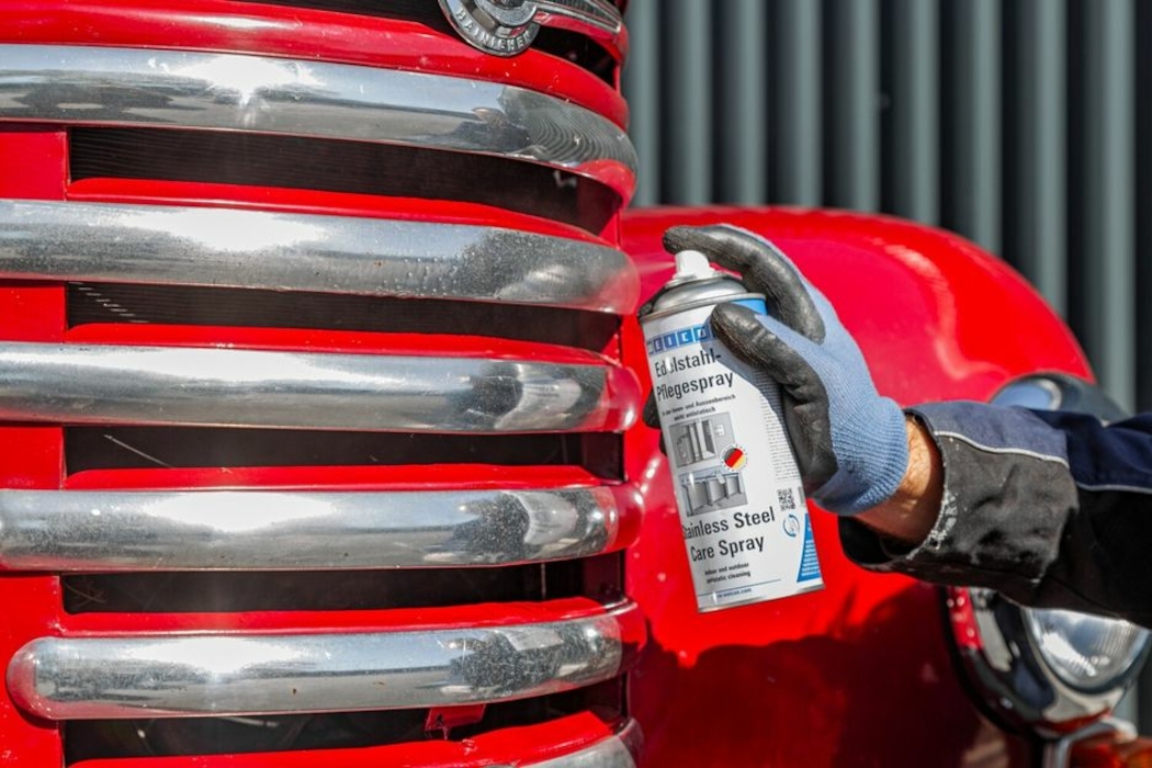 фото WEICON Stainless Steel Care Spray 400 мл Засіб для догляду за нержавіючої сталлю | WEICON, 11590400-51 1