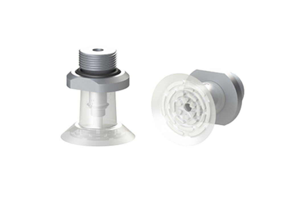фото VG.FO33F.50 Присоска вакуумна fi 33 мм, пласка, силікон FDA, твердість 50 Shore | GIMATIC, GIMATIC-2322169 2