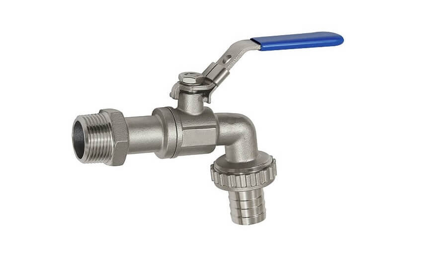 фото Кран шаровой поливочный G 3/4",16 bar нержавеющая сталь, -10-+150st.C | Riegler, KAH.34-ES 1