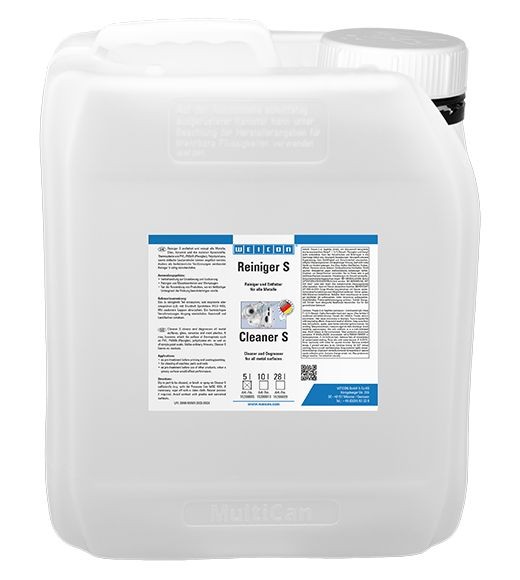 WEICON Cleaner S 5 літрів знежирювача для металу на основі ацетону | WEICON