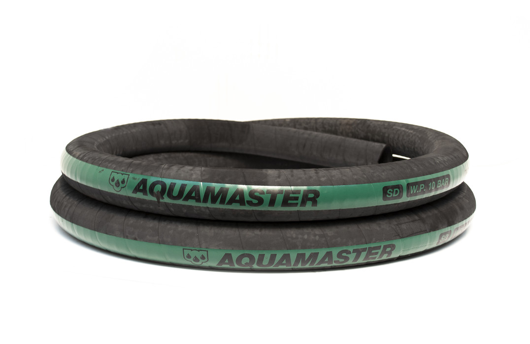 фото Шланг гумовий Aquamaster SD/10 для води fi 51x61 мм, 10 бар, напірно-всмоктувальний, чорний, TGAQ-SD-51 2