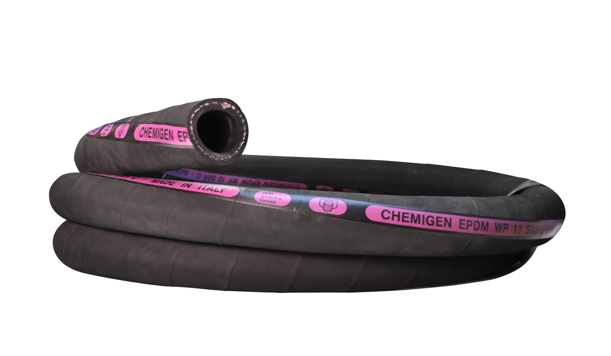 фото Шланг гумовий Chemigen для хімічних речовин fi 51x66 мм, 16 бар, напірний, чорний, TGCHG-51 2